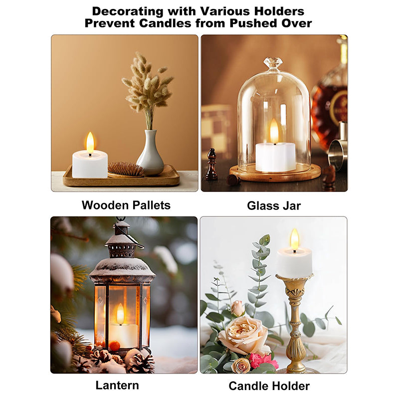 Sakerplus® Rechargeable Waterproof LED Tea Lights