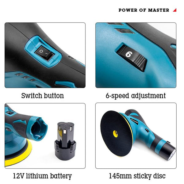 Sakerplus® Cordless Car Buffer Polisher