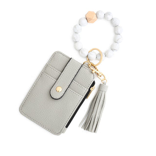 Sakerplus® Wristlet Keychain Bracelet Wallet