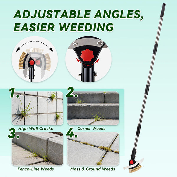 Sakerplus® 3-In-1 Long Handle Crack Weeder