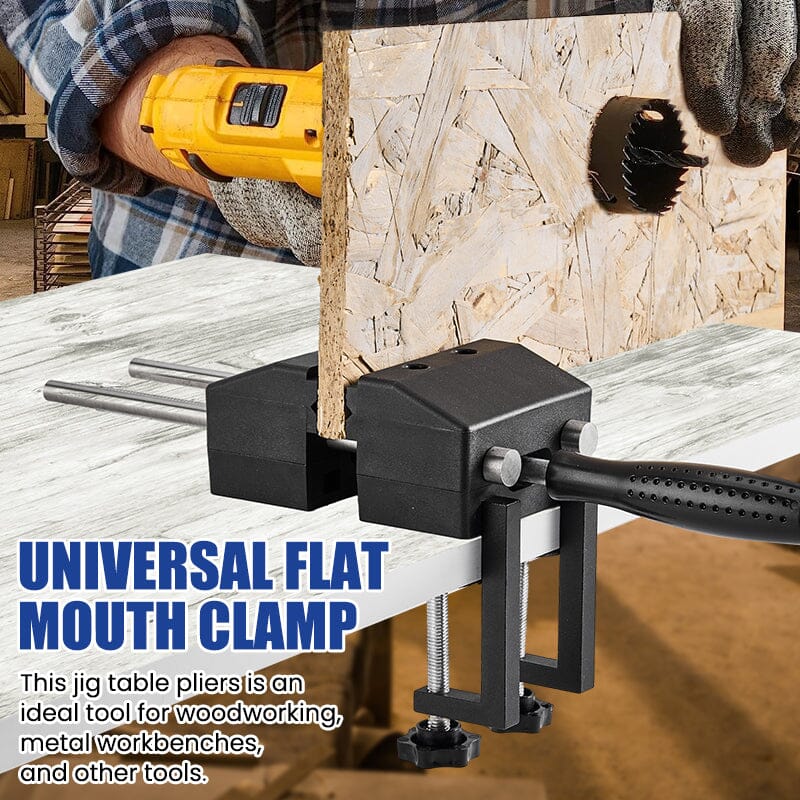 SAKER® Adjustable Angle Clamp Bench Vise or Table Vise for Woodworking