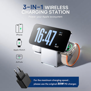 Sakerplus 3 in 1 Charging Station for Apple