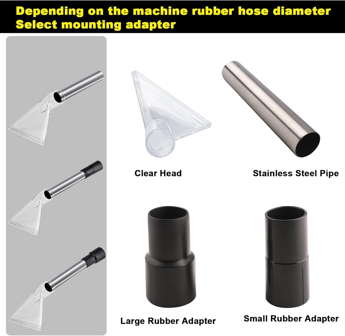 Sakerplus Vacuum Carpet Extractor Accessory Tool