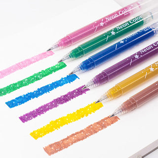 Sakerplus® Glitter Gel Pens Metallic Drawing Set