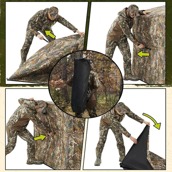 Sakerplus® See Through Ground Hunting Blind