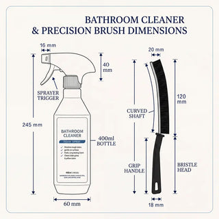 Sakerplus® Bathroom Foam Cleaner With Brush