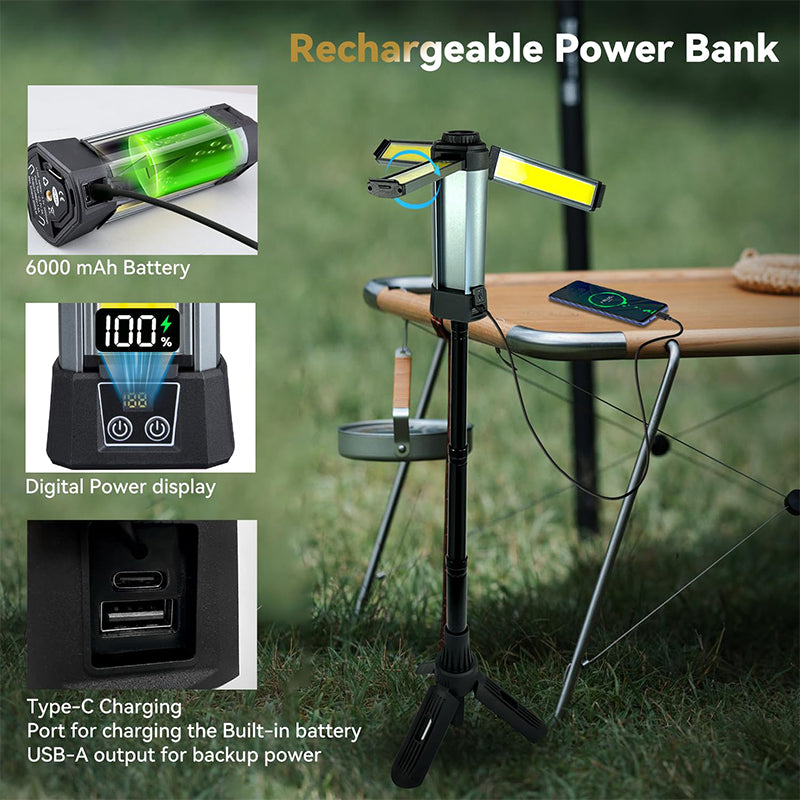 Sakerplus Upgraded Portable Camping Light with Bracket