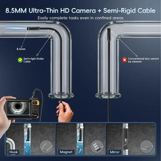 Sakerplus® Dual Lens HD Inspection Camera