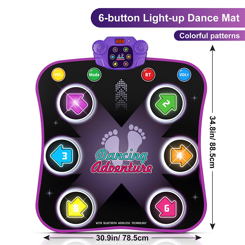 Sakerplus® LED Bluetooth Kids Dance Mat
