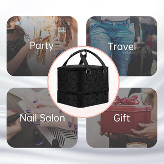 Sakerplus® Portable Nail Polish Organizer Case
