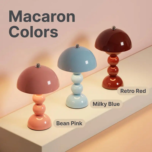 Sakerplus® Vintage Cream Triple-Globe Touch Table Lamp