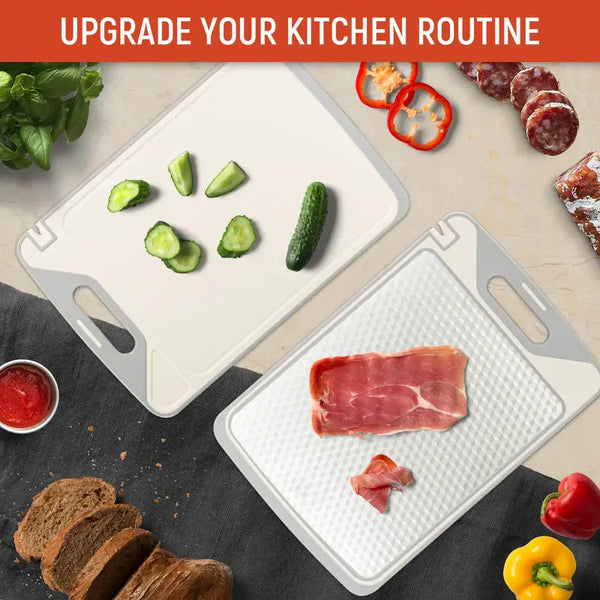 Sakerplus® Double Sided Stainless Steel Cutting Board