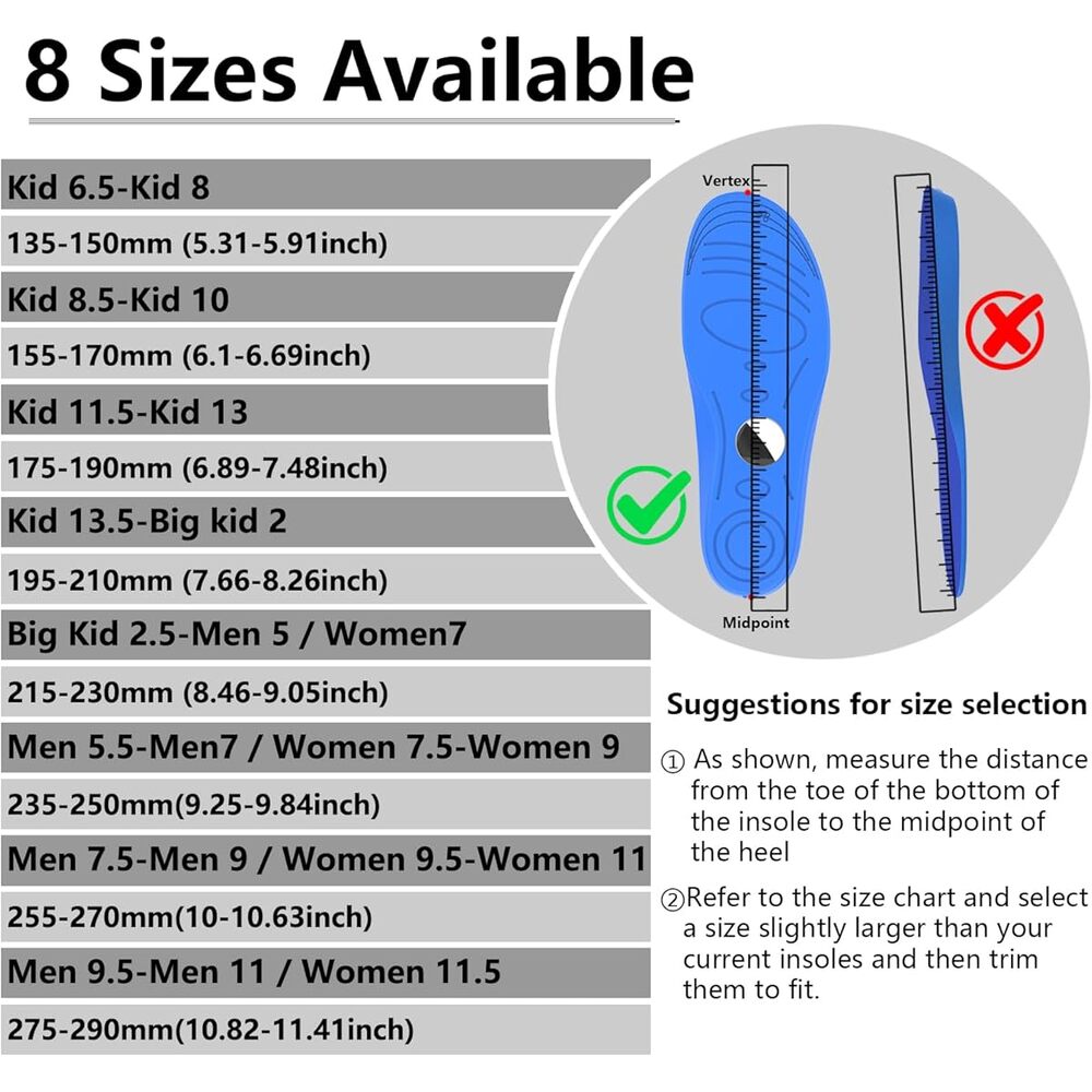 Sakerplus Kids Shoe Insole with Tracker