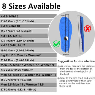 Sakerplus Kids Shoe Insole with Tracker