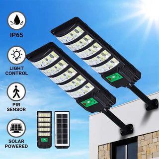Sakerplus® Upgraded Solar Street Light for Outdoors