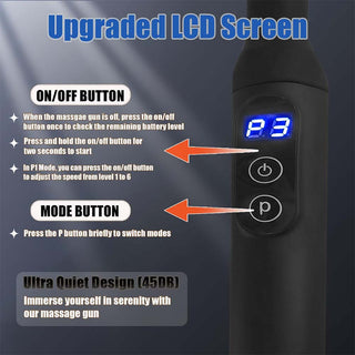 Sakerplus Curved Head Massage Gun