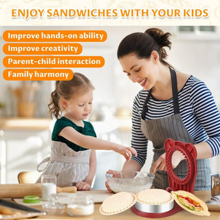 Sakerplus® Round Sandwich Cutter And Sealer Tool