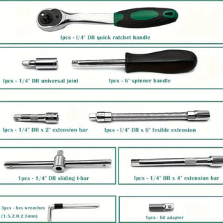 Sakerplus® Socket Wrench Set for Automotive Repair