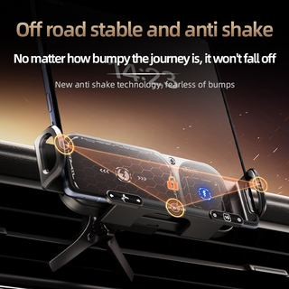 Sakerplus Wireless Charging Rotating Car Mount