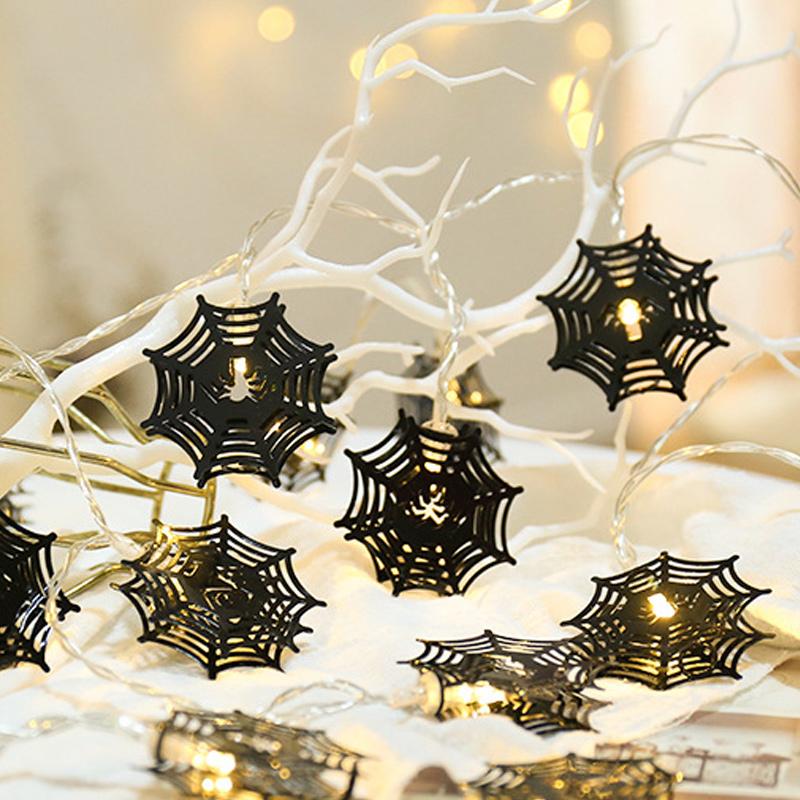 Saker Halloween Spider Web String Light