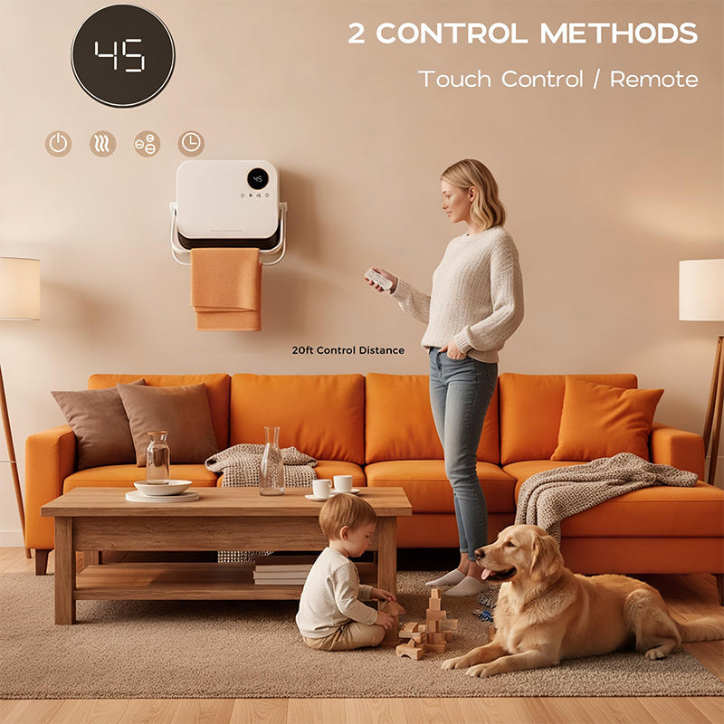 Sakerplus® Infrared Wall Mounted Electric Heater