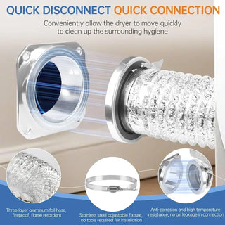 Sakerplus® Magnetic Dryer Vent Connector Kit