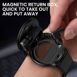 Sakerplus Smart Watch With Wireless Earbuds