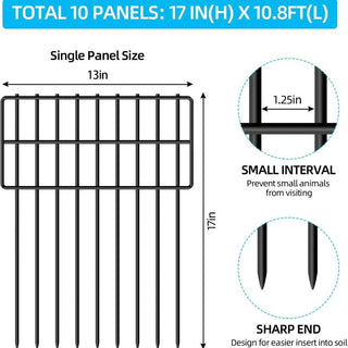 Sakerplus® Garden Animal Barrier Fence Panels