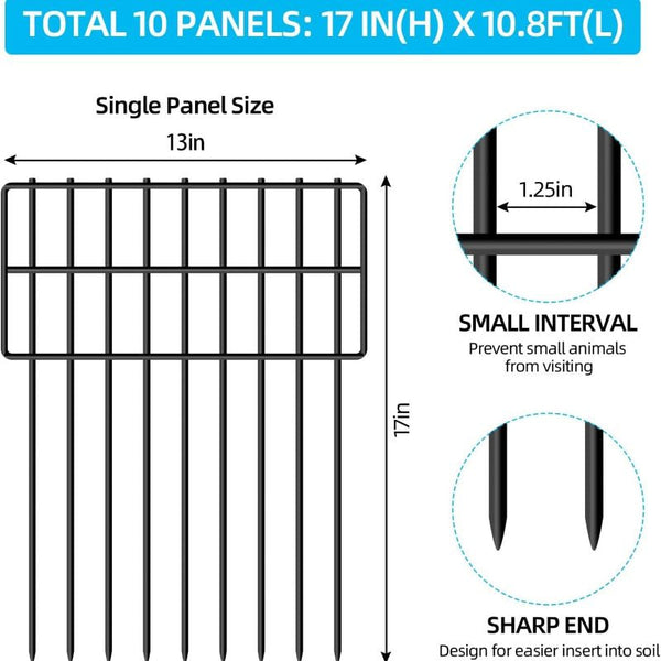 Sakerplus® Garden Animal Barrier Fence Panels