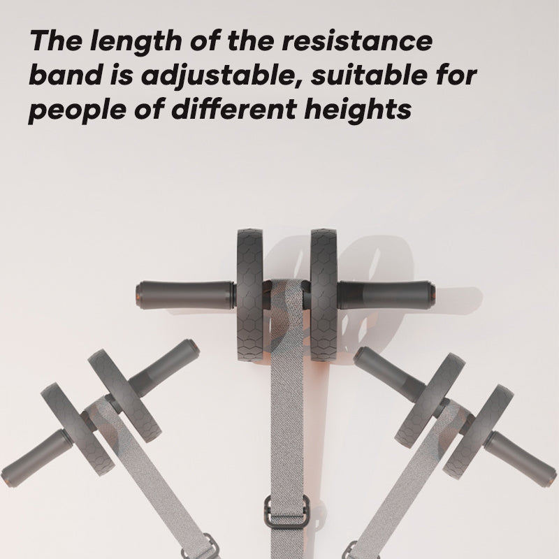 Sakerplus Resistance Band Ab Wheel