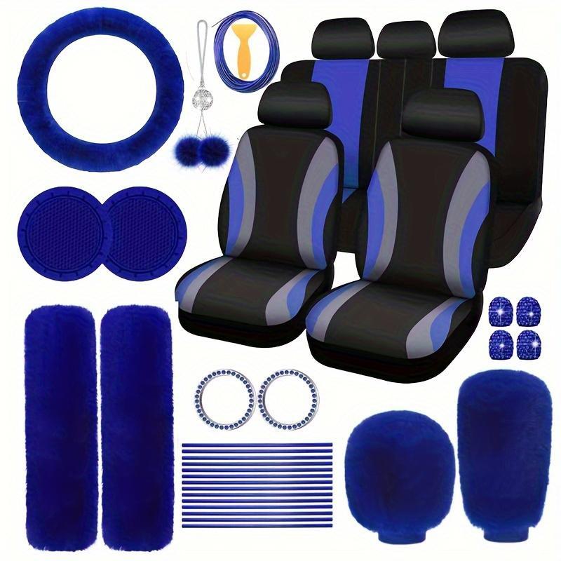 Sakerplus® Fluffy Car Seat Cover Full Set