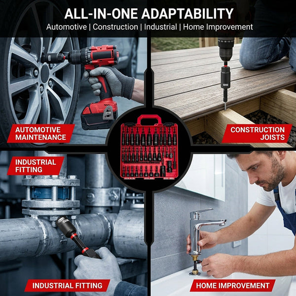 Sakerplus® Magnetic Impact Nut Driver Set