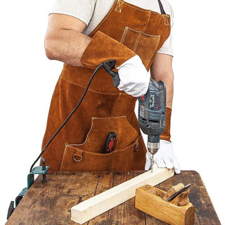Saker Fireproof cowhide apron