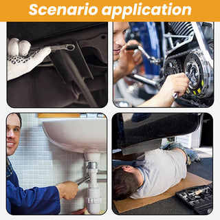 Sakerplus 12-in-1 Quick Ratchet Wrench Set