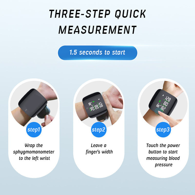 Sakerplus Blood Pressure Monitor Automatic Wrist Machine