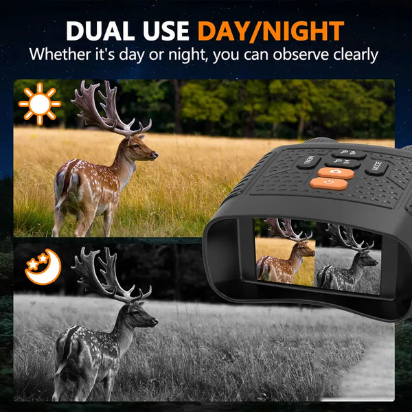 Sakerplus® Rechargeable 4K Night Vision Binoculars