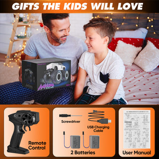 SAKER Remote Control Waterproofing Car Monster Truck Toys