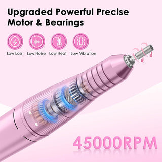 Sakerplus High-Speed Cordless Nail Drill Kit