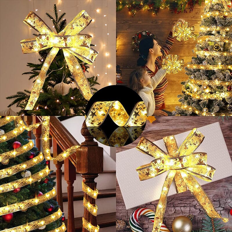 SAKER® Christmas Ribbon Lights
