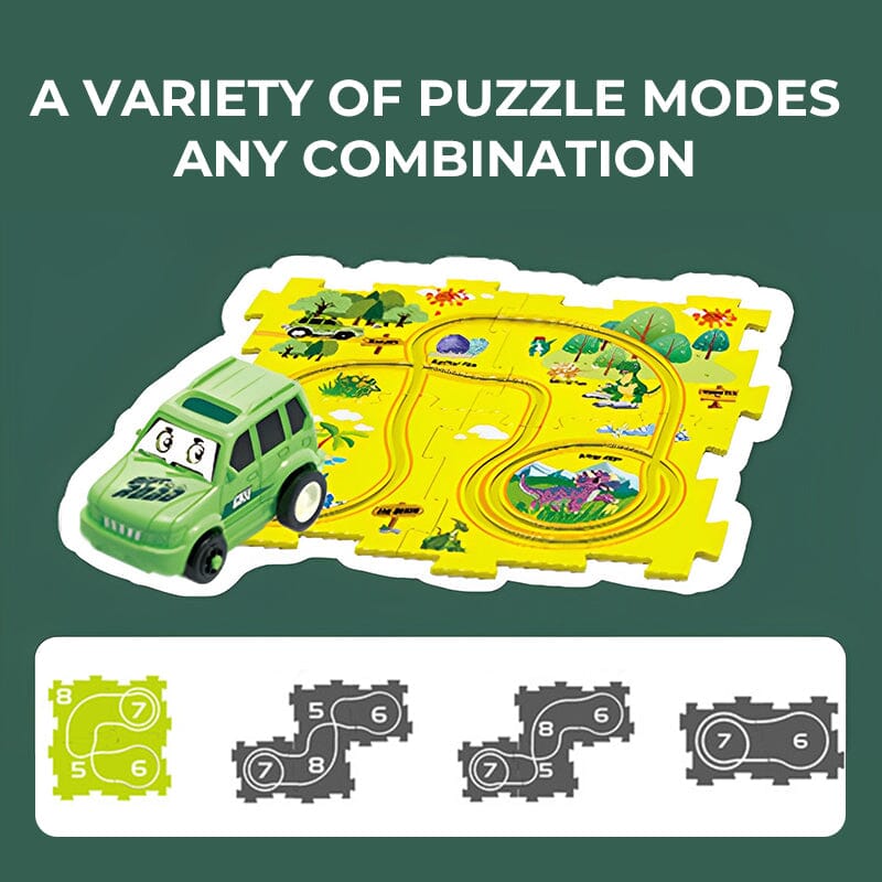 Sank Puzzle Track Car Play Set