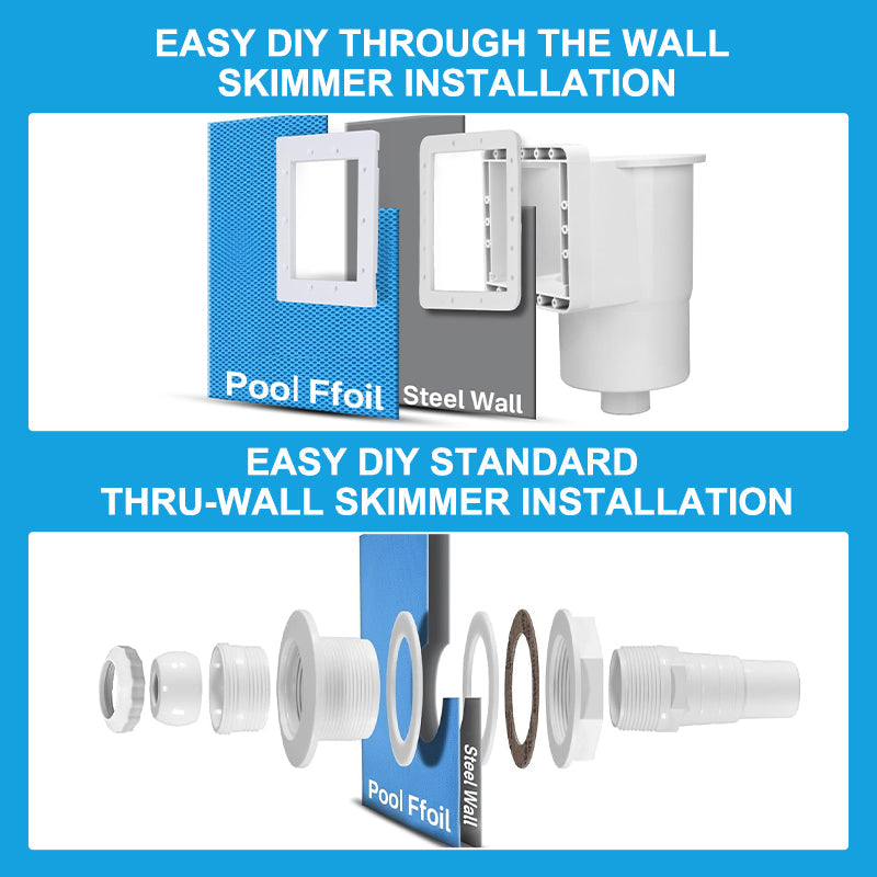 Sakerplus Universal Fit Pool Skimmer Kit