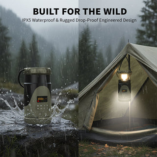 Sakerplus® Emergency Camping Lantern Flashlight Solar USB
