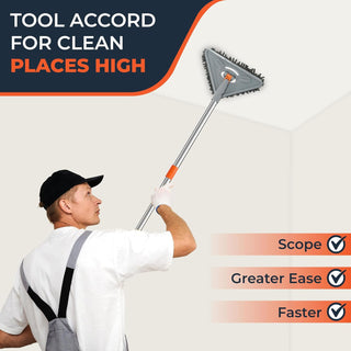 Sakerplus Long-handled wall cleaning mop