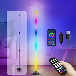Sakerplus® RGB Corner Floor Lamp With App Control