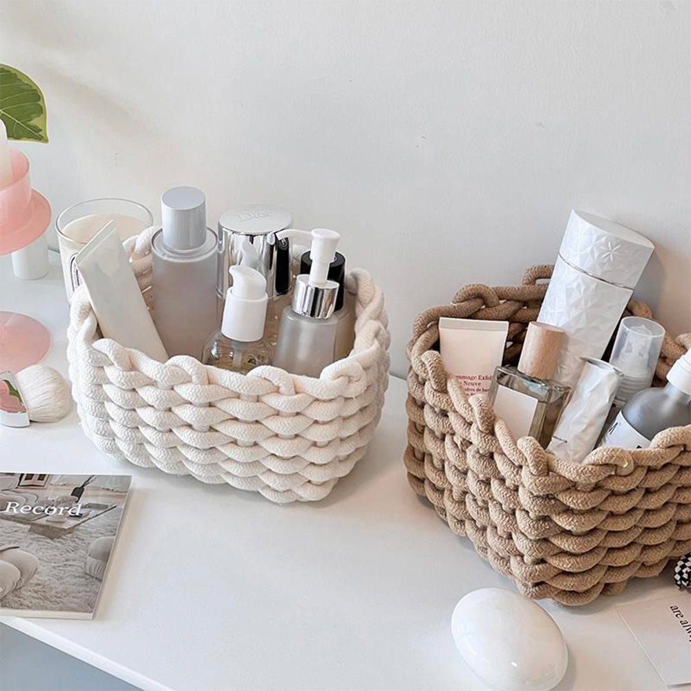 Sakerplus® Macrame Woven Storage Basket Set