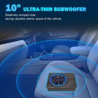 Sakerplus® Slim Powered Car Subwoofer Audio Speaker