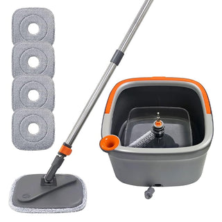 Sakerplus® Mop and Bucket with Wringer Set