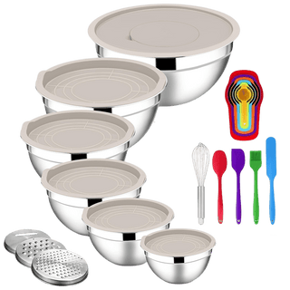 Sakerplus® Stainless Steel Mixing Bowls Set