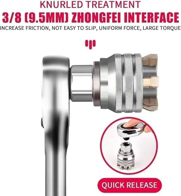 Sakerplus® Multi-function Universal Socket Wrench Tool