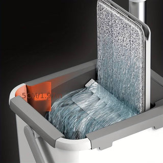 Sakerplus® Mop and Bucket with Wringer Set